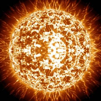 the sun - the solar energy source