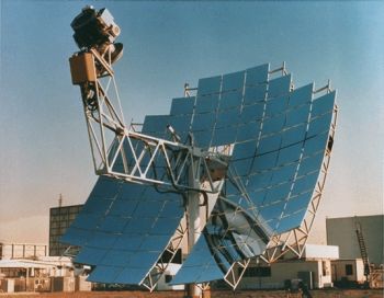 solar dish and engine